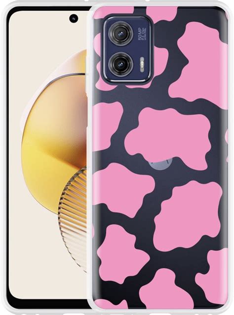 Cazy Hoesje Geschikt Voor Motorola Moto G Roze Koeienvlekken Bol