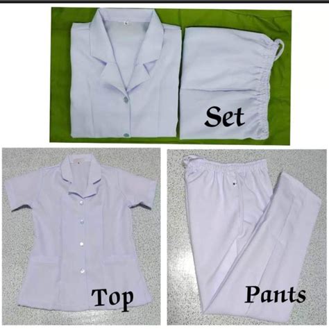 Nurse Uniform Katrina Cloth Shopee Philippines