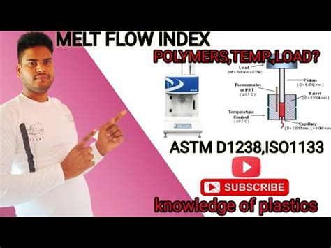 MELT FLOW INDEX MFI TEST ASTM D1238 ISO1133 POLYMERS TEMP LOAD Unit