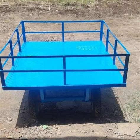 Mild Steel Ms Material Sidting Trolley For Agriculture At Rs