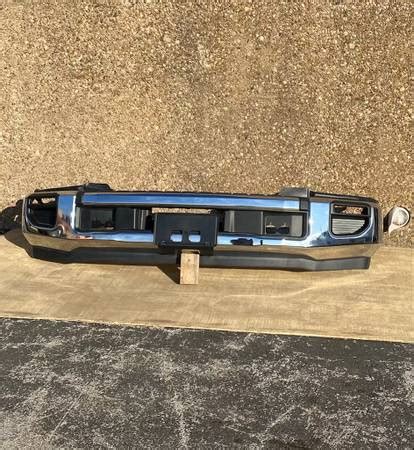 Ford F F Front Bumper Factory Oem Chrome Auto