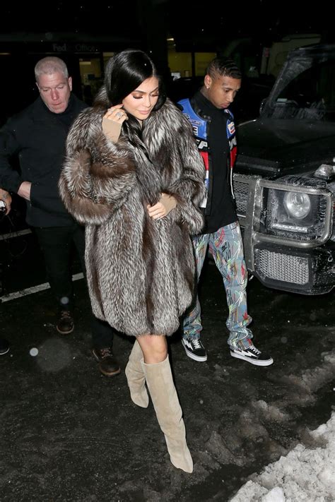 Kylie Jenner In Fur Coats During New York Fashion Week Vogue