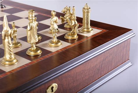 Gothic Chess Set with Cabinet Storage Board – Chess House