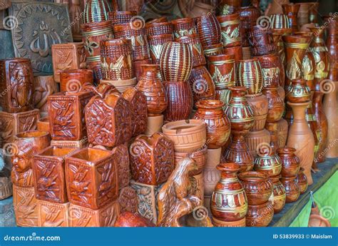 Beautiful Clay Pots Stock Image Image Of Bangladesh 53839933