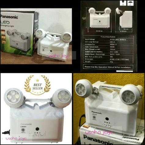 Jual Lampu Emergency Led Panasonic Asli Ldr Darurat Lamp Mata