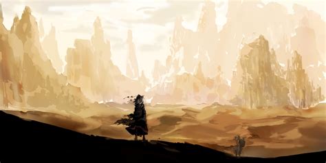 Anime Desert Background