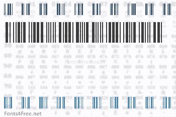 3 of 9 Barcode Font Download (Code 39 Font) - Fonts4Free