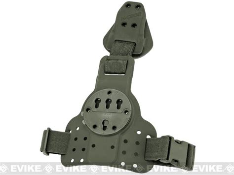 G Code Reac Rti Tactical Kydex Drop Leg Holster Panel W Single Leg Strap Color Od Green