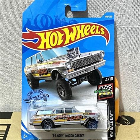 Jual Hot Wheels 64 Nova Wagon Gasser Abu Jerry Rigged Hw Race Day
