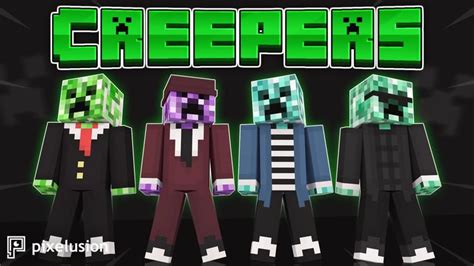 Creepers By Pixelusion Minecraft Skin Pack Minecraft Marketplace