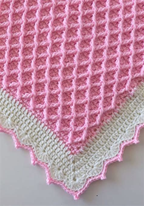 Crochet Waffle Stitch Baby Blanket The Annabel Blanket Maisie And