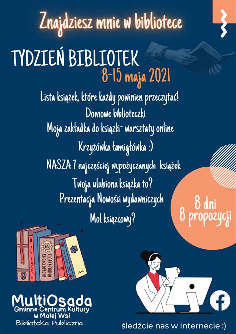 Tydzie Bibliotek W Wersji On Line Gmina Ma A Wie