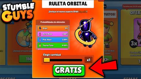 Nueva Skin Orbit Disponible En Stumble Guys Stumble Guys Youtube