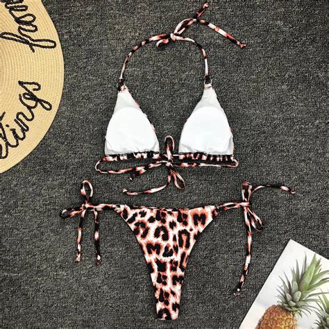 FREE SHIPPING All Trends Bikini Women Sexy Leopard Snake Skins