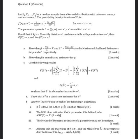 Solved Let X X Ldots X N Be A Random Chegg