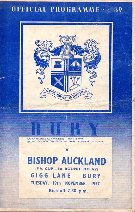 Bury V Bishop Auckland Fac St Round Replay Flickr