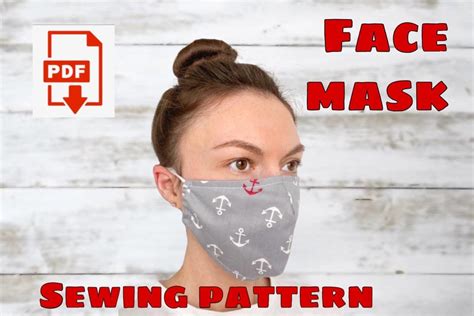 Face Mask Pattern Tutorial Graphic by Cotton Miracle Studio · Creative ...