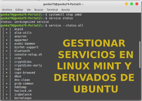 Como Detener, iniciar y reiniciar los servicios de Linux Mint y ... 