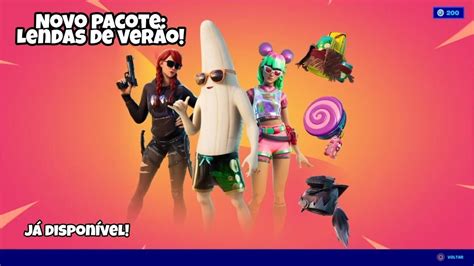 Fortnite Novo Pacote Lendas de Verão já Disponível YouTube