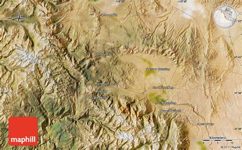 Satellite Map of Benton Hot Springs