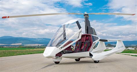 Wingless And Compact Gyroplane Nisus Soars High Using Engine Powered