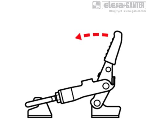 GN 853 Latch Type Toggle Clamps Sheet Metal Elesa Ganter