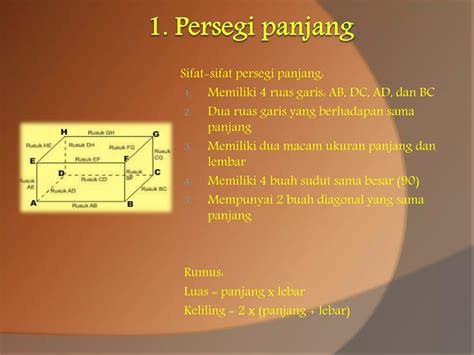 Rumus Dan Sifat Bangun Datar Ppt