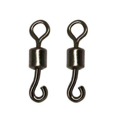 Simpleyi Pcs To Mm Bearing Q Shaped Fishing Swivel Solid Rings