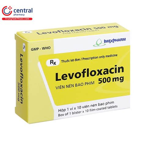 ChÍnh HÃng Thuốc Levofloxacin 500mg Imexpharm điều Trị Nhiễm Khuẩn