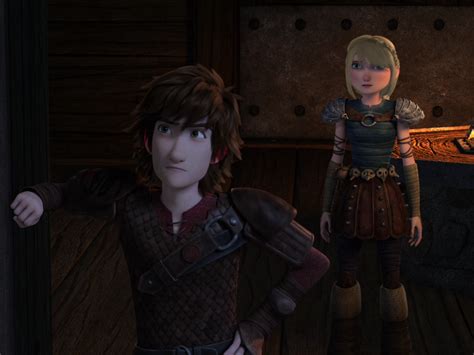 Hiccup and Astrid from Dreamworks Dragons Race to the Edge Dreamworks ...