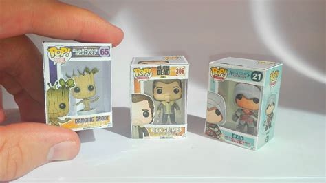 Funko Pop Miniature En Papercraft DIY Mini Funko Pop YouTube