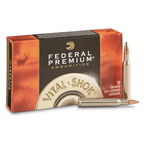 Federal Premium Vital Shok 270 Win Btsp 150 Grain 20 Rounds