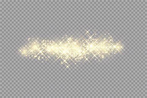 Golden Sparks Glitter Special Light Effect Vector Art At Vecteezy