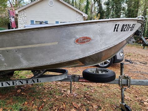 Vintage Orlando Clipper Aluminum V Hull Jon Boat 1970 For Sale For 843