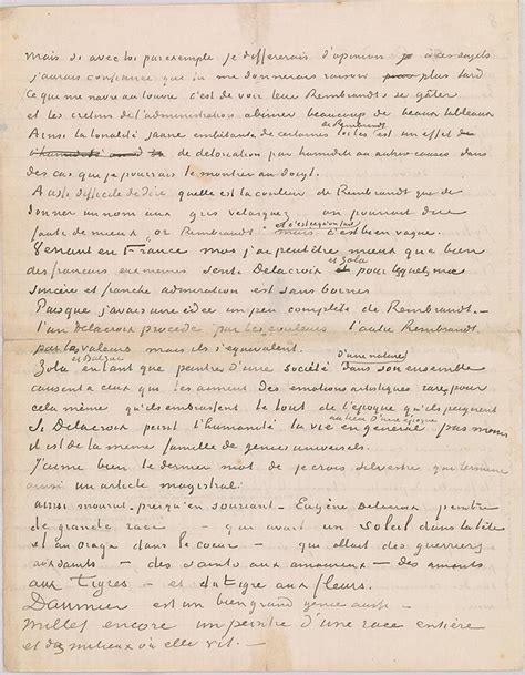 Letter 13, page 2 | Vincent van Gogh's Letters to Émile Bernard | The ...