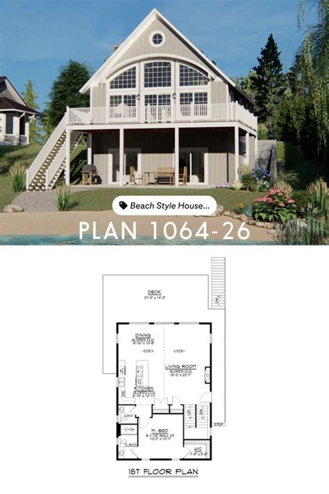 Beach Cottage House Plans in 2023 | Cottage house plans, Beach style ...