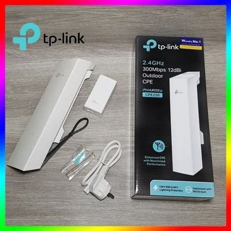 Tp Link CPE 220 2 4GHz 300Mbps 12dBi Outdoor