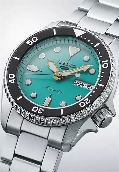 Seiko Seiko Sports Skx Series Midi Teal Mm Automatic Watch