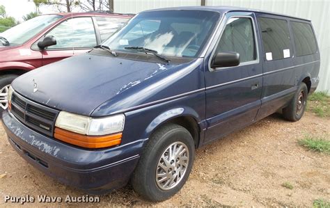 1994 Dodge Grand Caravan Van In Altus OK Item L6610 Sold Purple Wave