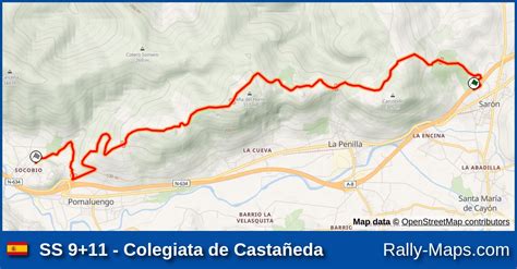 Ss Colegiata De Casta Eda Stage Map Rallye Blendio Cristian