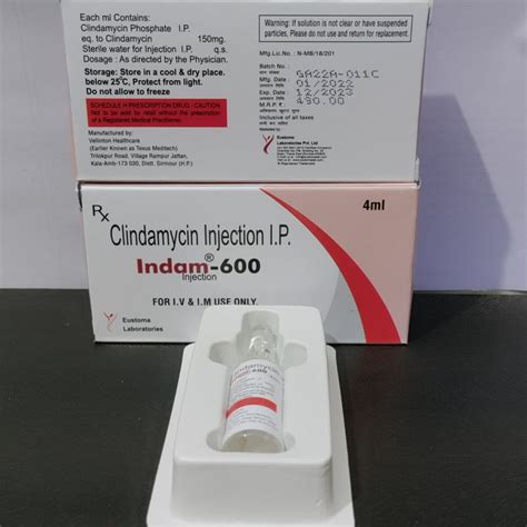 Liquid Form Novoclyn 600mg Injection Automatic Grade Manual Color