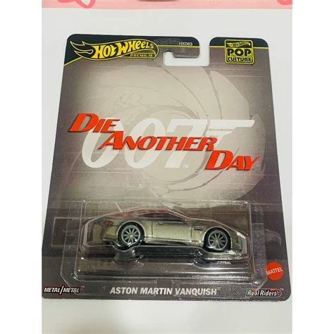 風火輪 膠胎 Hot Wheels 007 奧斯頓馬丁 Aston Martin Vanquish 金標 全新未拆封 蝦皮購物