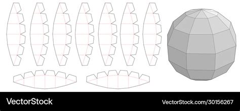 Cardboard Sphere Template