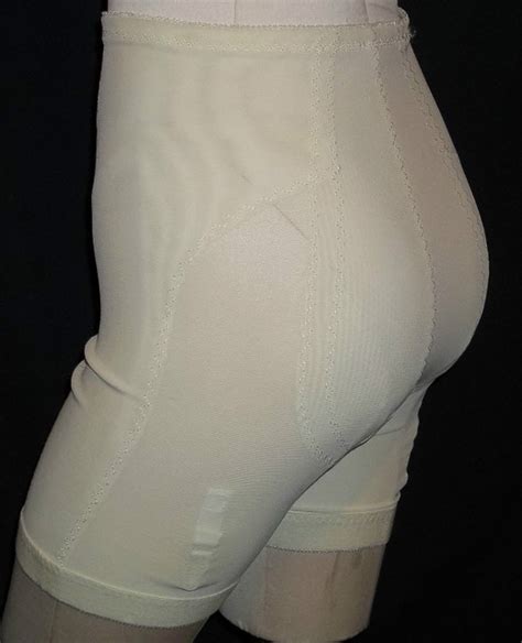 Vintage Playtex Double Diamonds Firm Control Long Leg Girdle With Garters Wh Lg Ebay