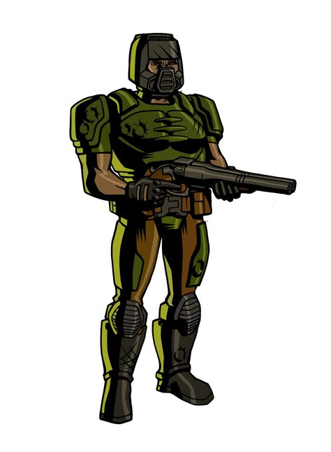 Doom Marine by B3njamin03 on DeviantArt