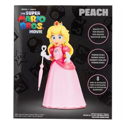 Figura Articulada Princess Peach Super Mario Bros Movie Intek Fanatic