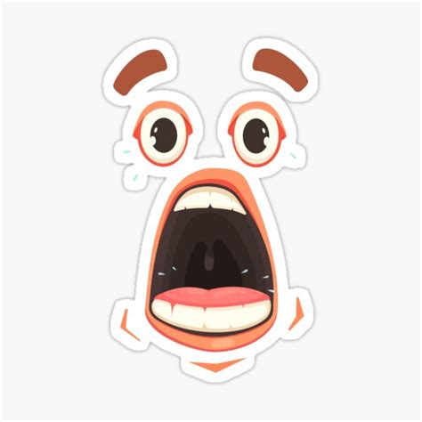 Roblox Man Face Stickers Redbubble