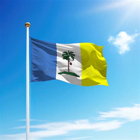 flag  penang state malaysia black  white eps vector file stock
