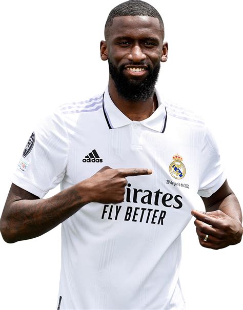 Antonio Rüdiger Real Madrid Football Render Footyrenders