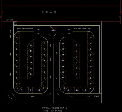 Semi Truck Parking Lot Layout Dimensions